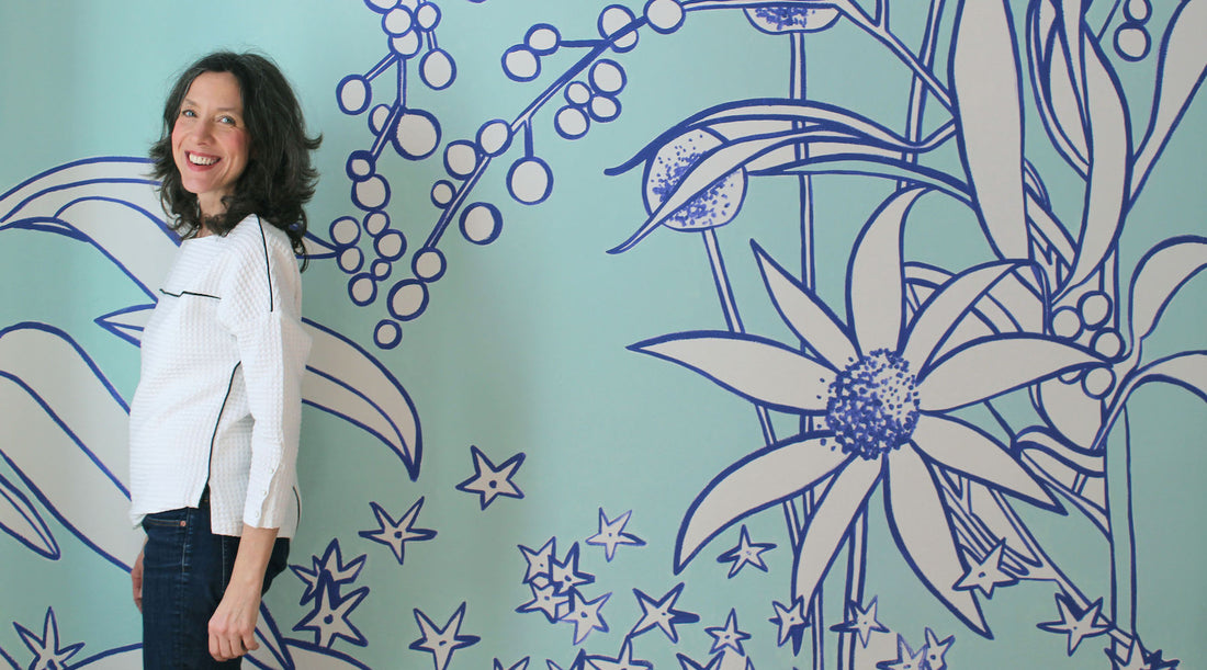 PENELOPE ROLLAND ~ FLORAL MURALIST