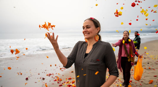 sealing up special moments with a flower offering