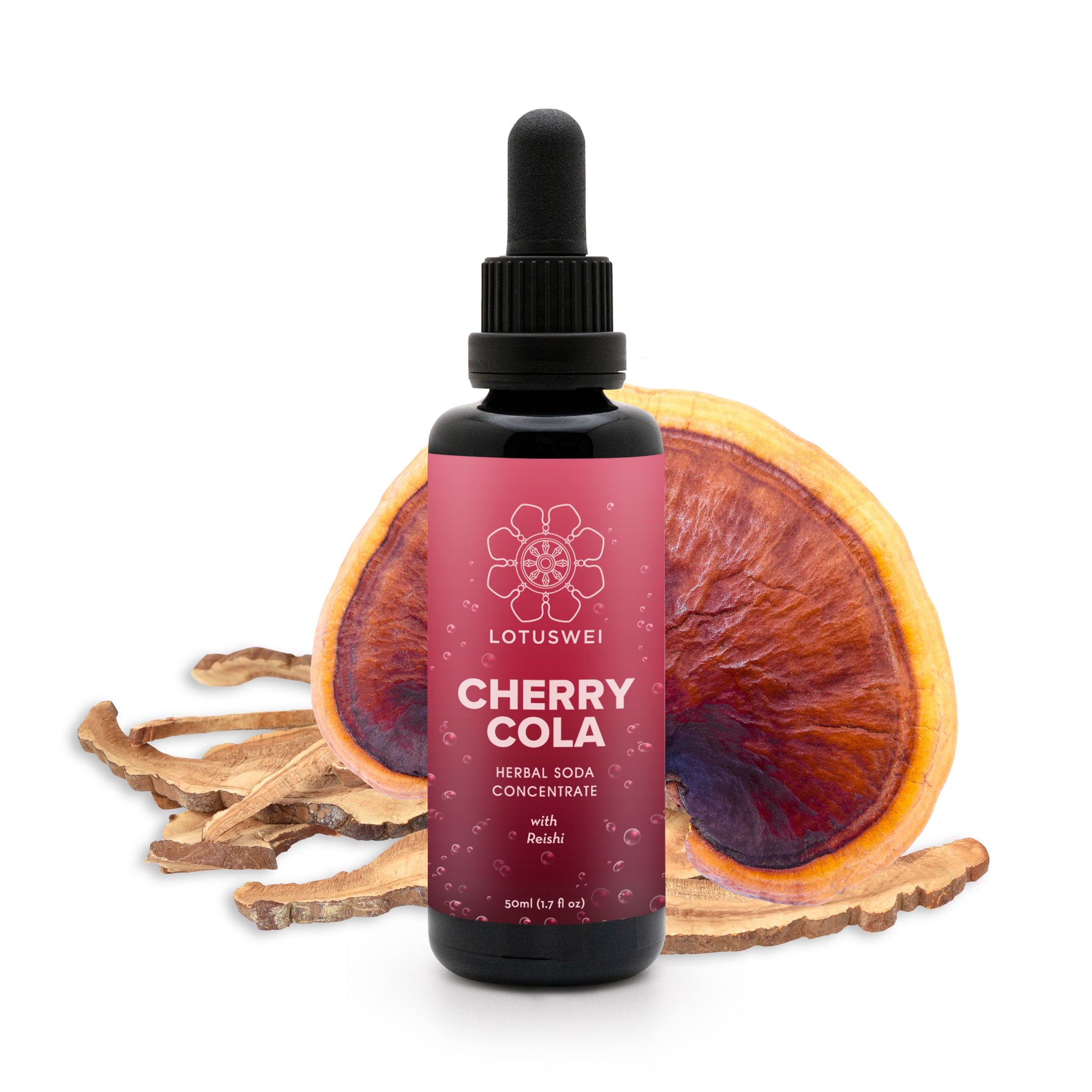 Cherry Cola Herbal Soda Concentrate LOTUSWEI Cherry Cola Herbal Soda Concentrate LOTUSWEI