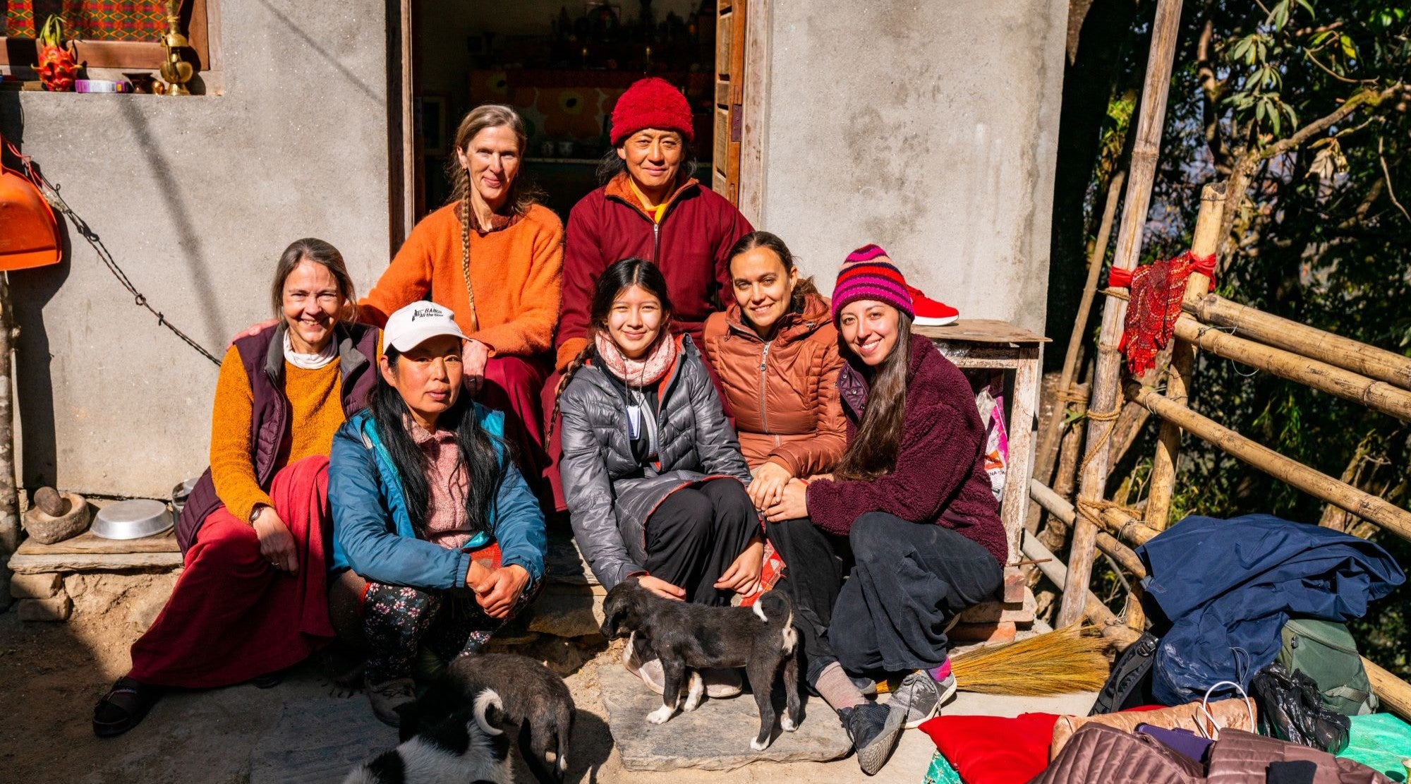 riding elephants, yogis in retreat & entering Nepal