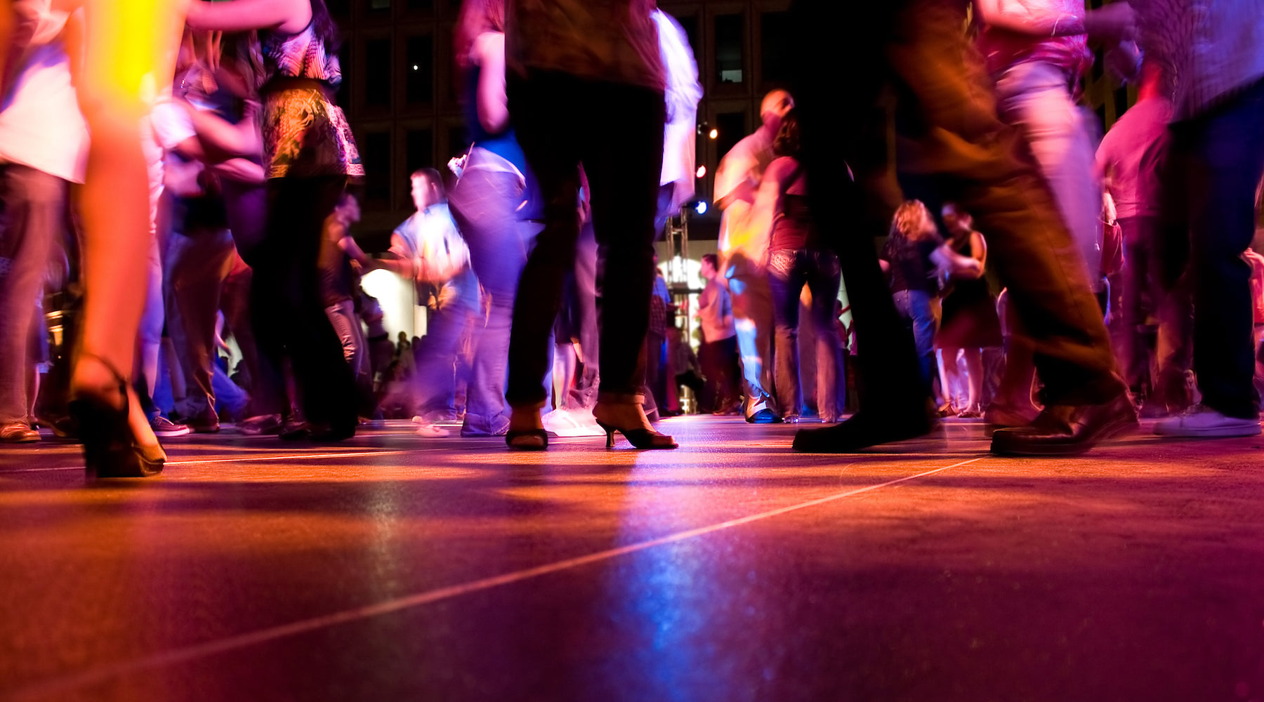 Lots of people on a dance floor