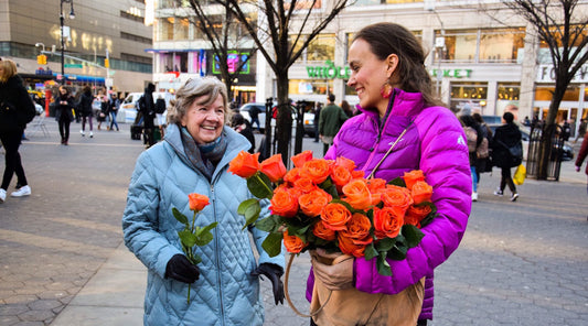 FLOWER FLASH MOB NYC!