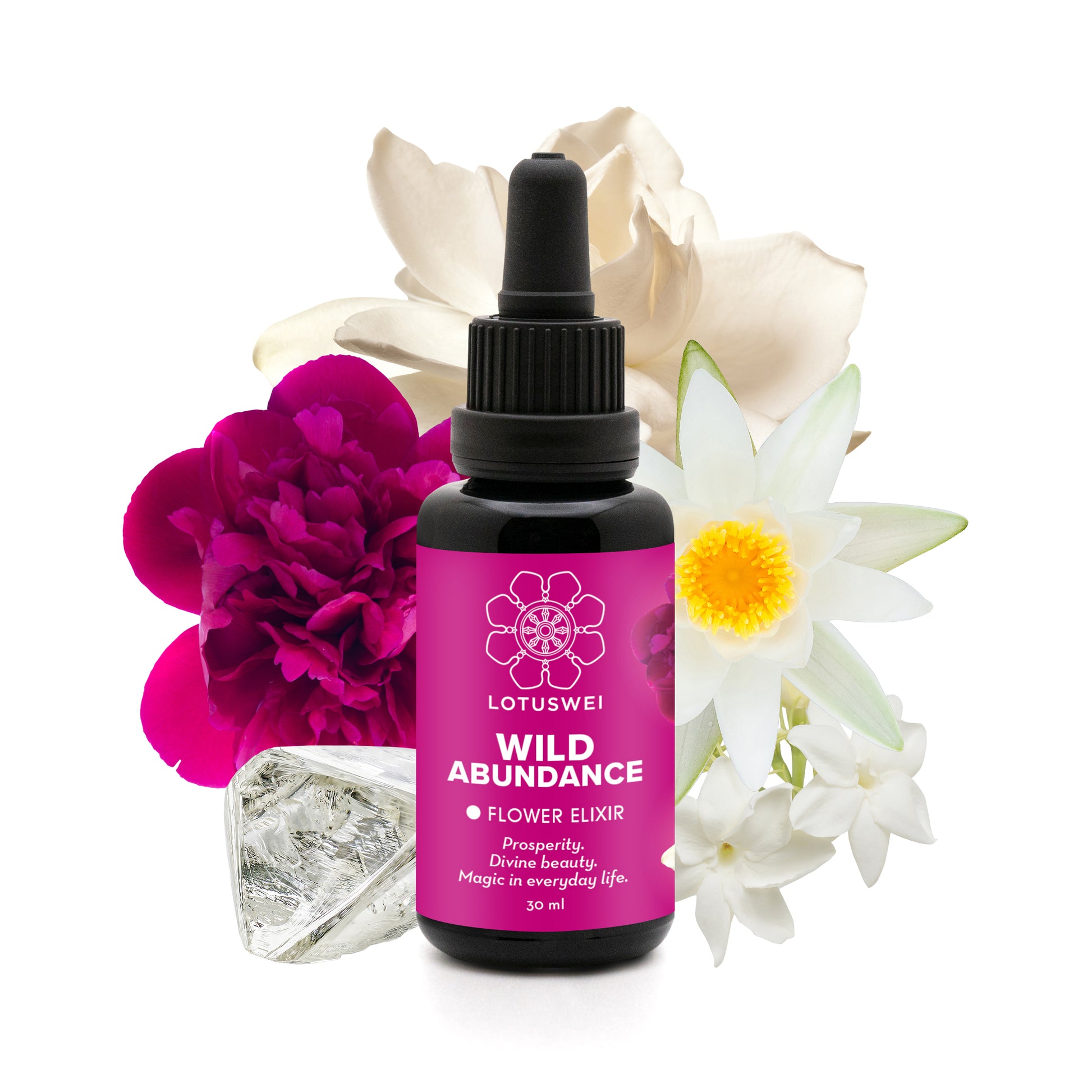 Wild Abundance Flower Essence Elixir | LOTUSWEI Wild Abundance Flower Essence Elixir | LOTUSWEI
