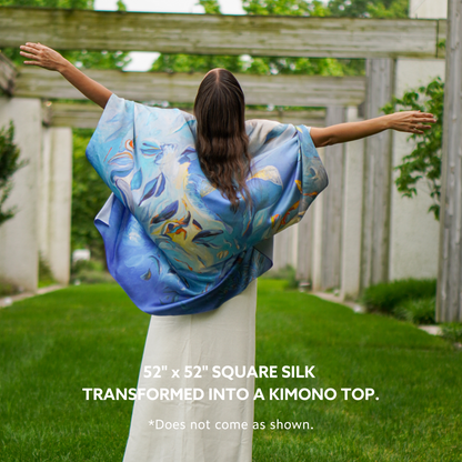 SKY PETALS ON SILK